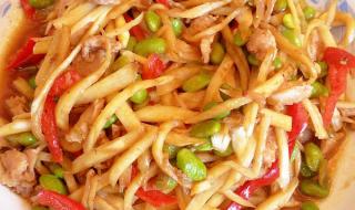 茭白炒肉丝 茭白炒肉丝